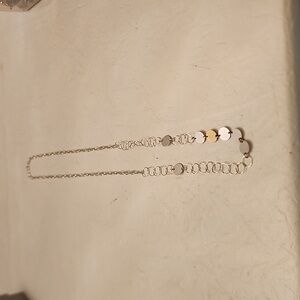 Silver tone necklace